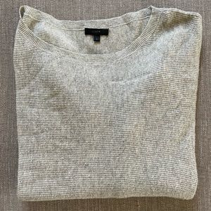 Grey Ribbed J Crew Sweater